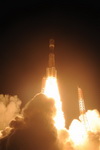 Štart nákladnej lode HTV-5 pomocou rakety H IIB.